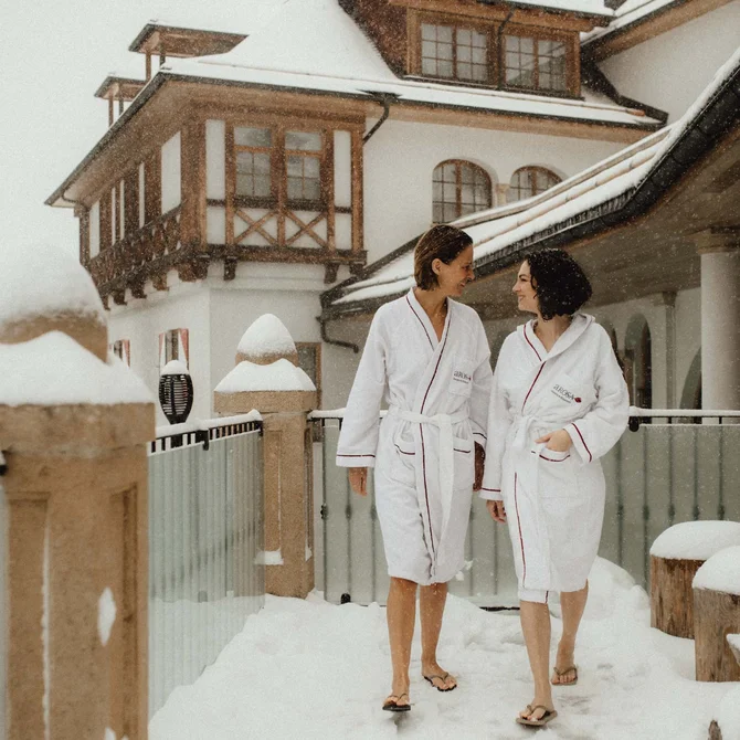Endlich Winter im Schlosshotel Kitzbühel