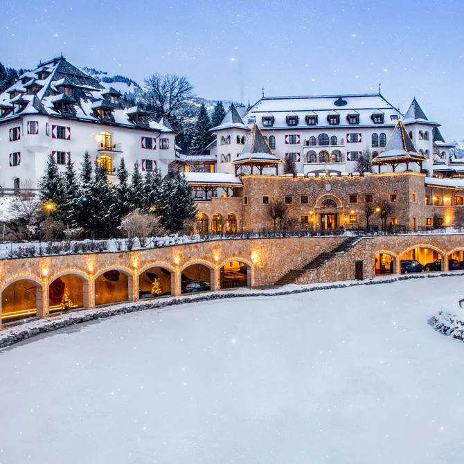 Endlich Winter im Schlosshotel Kitzbühel